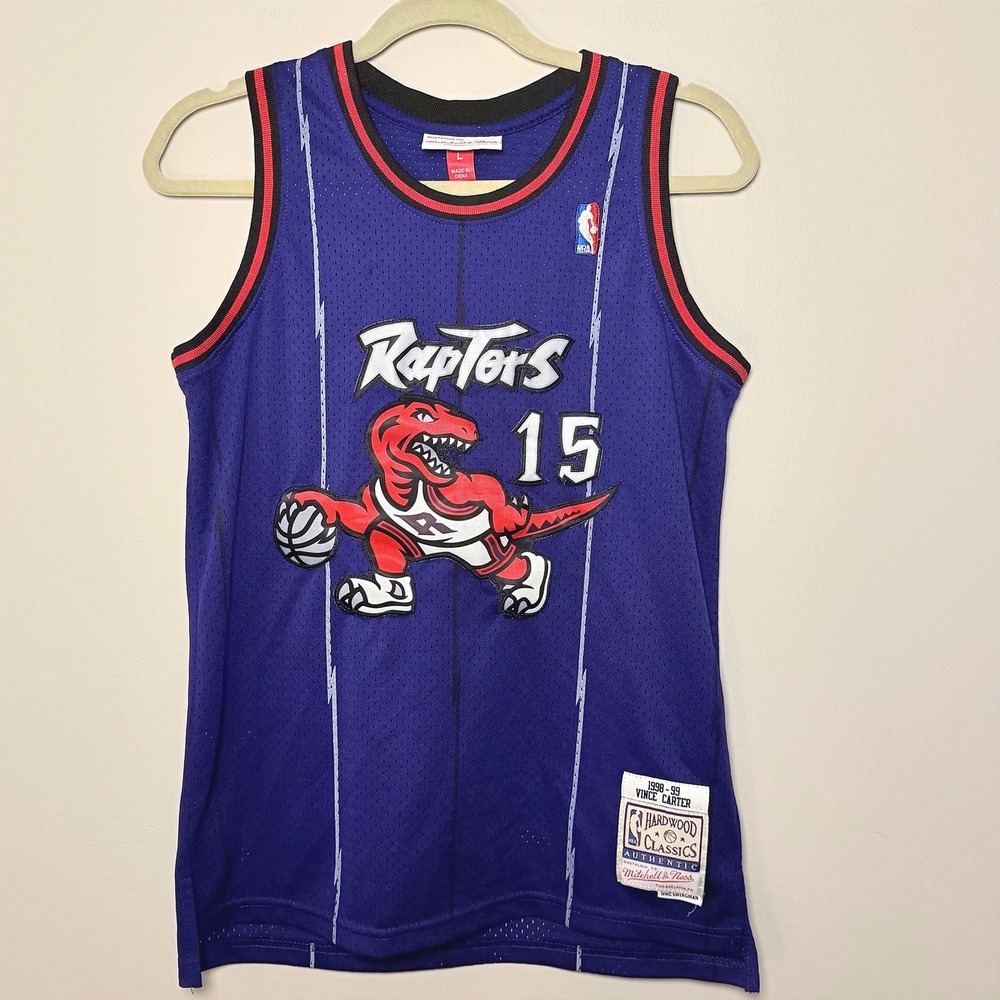 VTG Mitchell & Ness 98-99 Classics Vince Carter Toronto Raptors Jersey Youth L